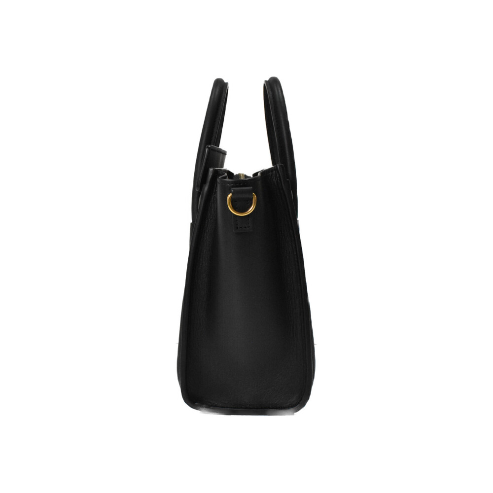 CELINE Luggage Shopper black leather bag handbag shoulder crossbody classic - Picture 3 of 7